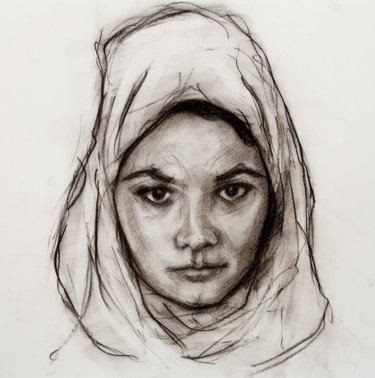 Study portrait of D for Mariam